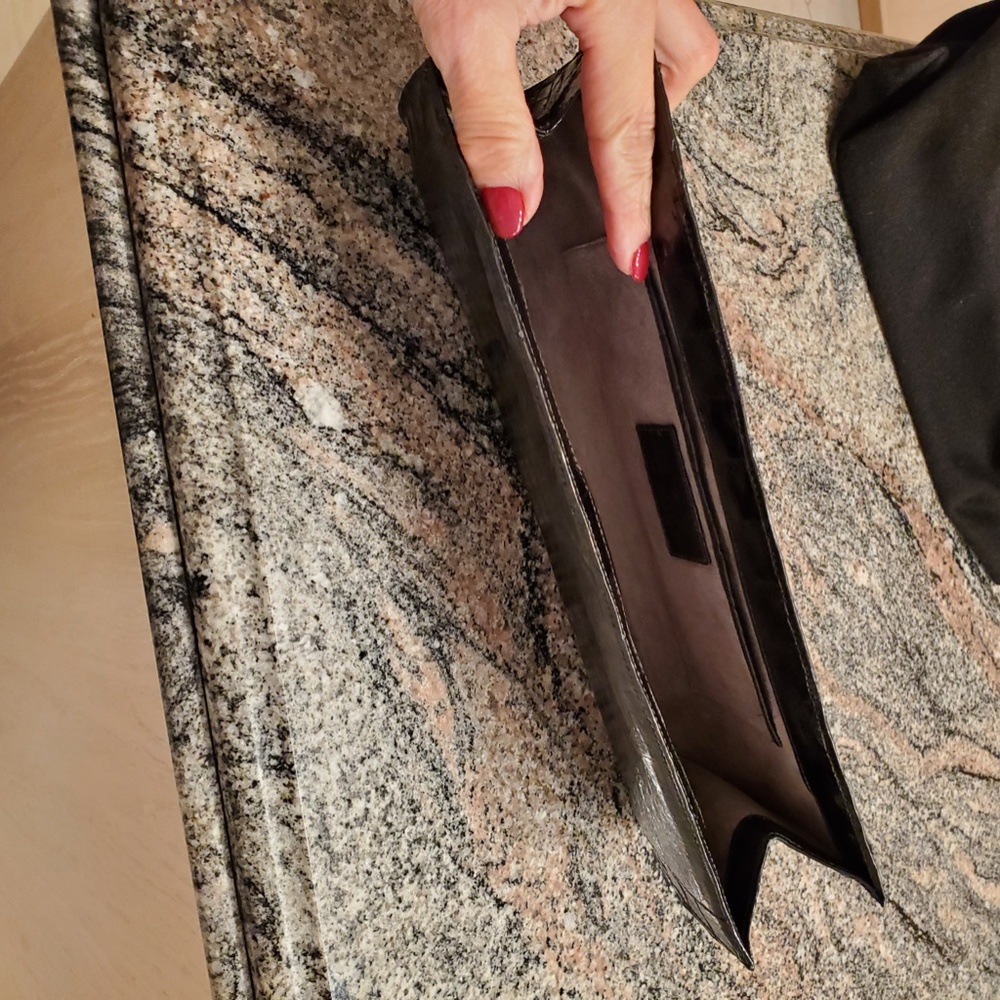 brand new Nancy Gonzalez  Gotham crocodile clutch - Picture 5 of 7